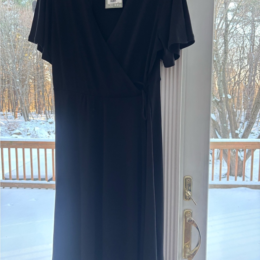 Black Wrap Dress